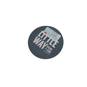 Colorful Logo Printing Wholesale Low MOQ Paper Coaster High Quality Customized Paper Cup Pad