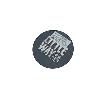 Colorful Logo Printing Wholesale Low MOQ Paper Coaster High Quality Customized Paper Cup Pad